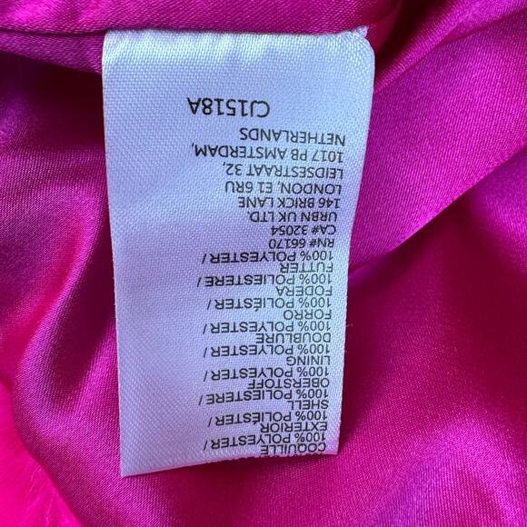 If By sea Jacket Anthropologie Jacket Faux Fun Colorblock Red Pink Small Boho - Picture 9 of 11